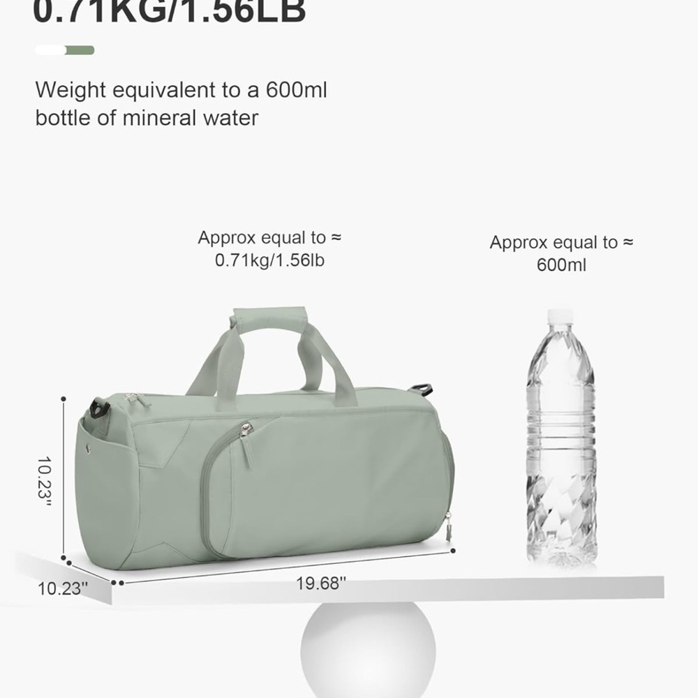 Carry On Bags For Airplanes Duffle Bag Women Travel Bag Weekender Overnight - Picture 5 of 6